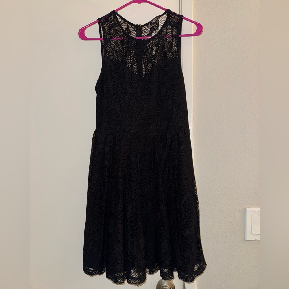 Express Black Lace Dress